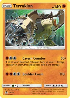 Terrakion SM Black Star Promos