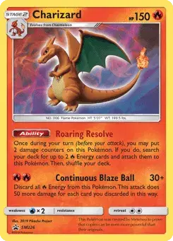 Charizard SM Black Star Promos