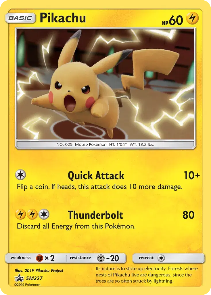 Pikachu SM Black Star Promos SM227