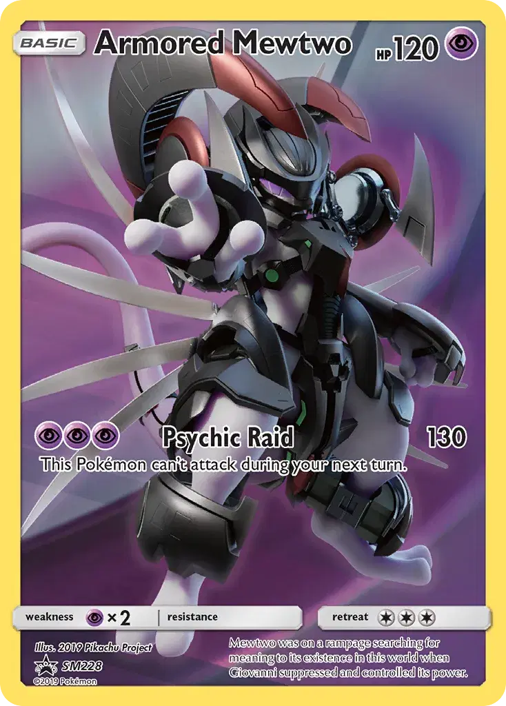 Armored Mewtwo SM Black Star Promos SM228