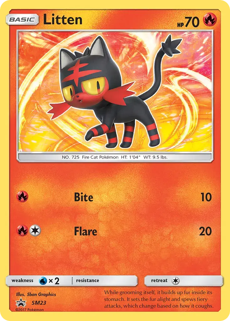 Litten SM Black Star Promos SM23