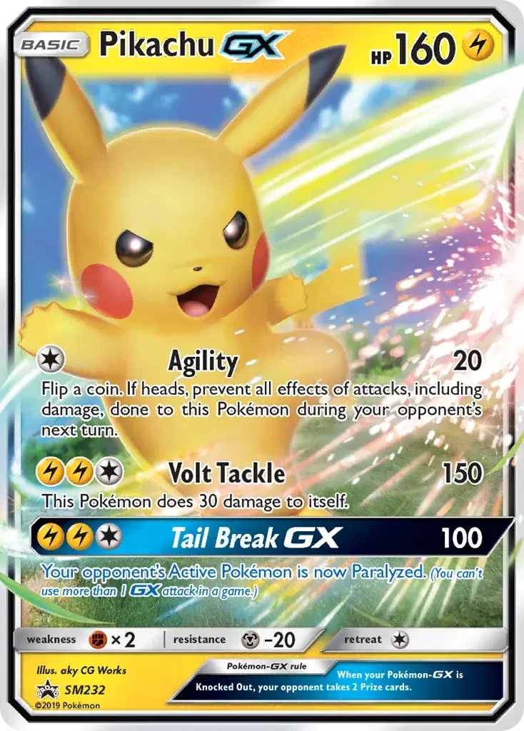 Pikachu-GX SM Black Star Promos SM232