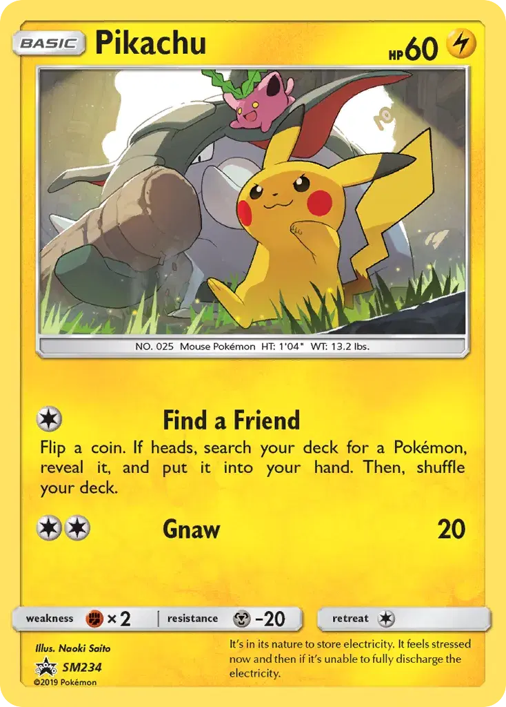 Pikachu SM Black Star Promos SM234