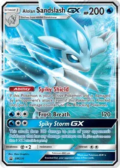 Alolan Sandslash-GX SM Black Star Promos