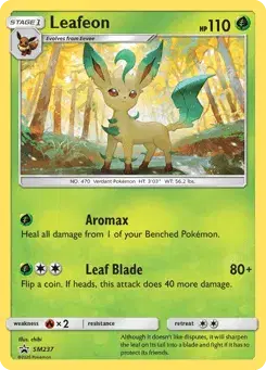 Leafeon SM Black Star Promos