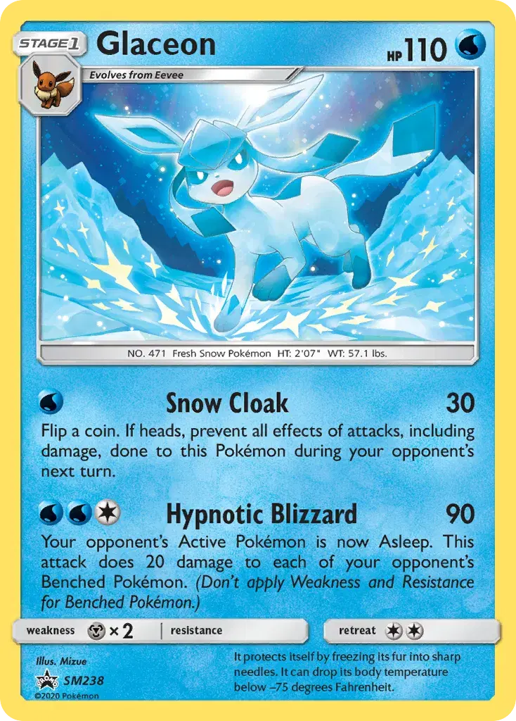 Glaceon SM Black Star Promos SM238
