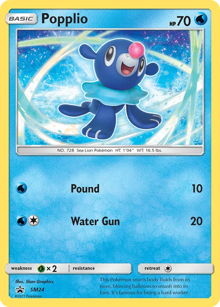 Popplio SM Black Star Promos SM24