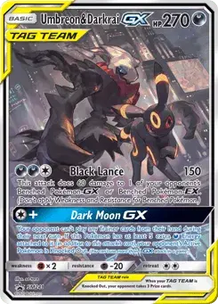 Umbreon & Darkrai-GX SM Black Star Promos