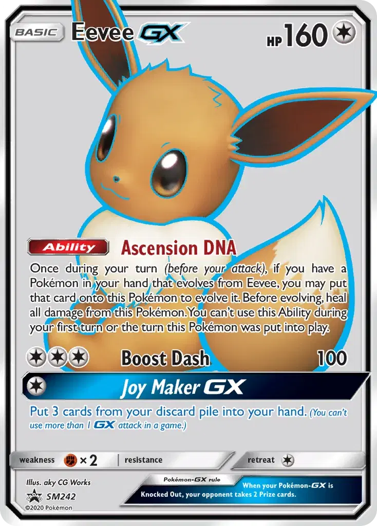 Eevee-GX SM Black Star Promos SM242