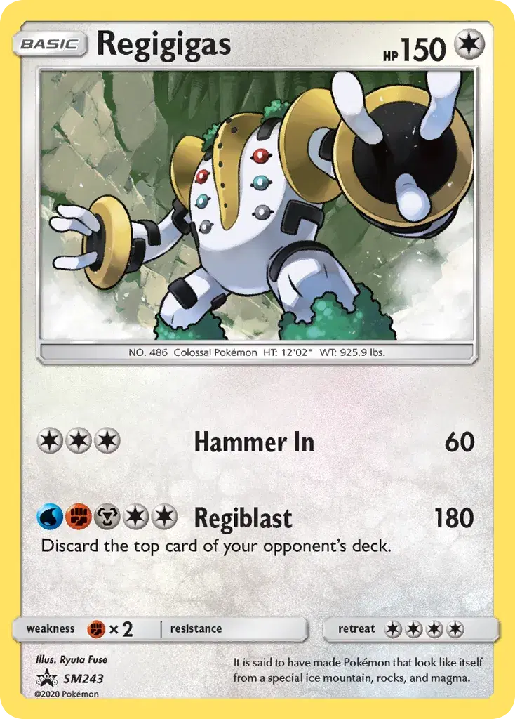Regigigas SM Black Star Promos SM243