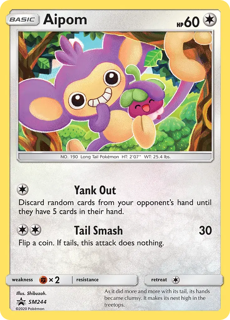 Aipom SM Black Star Promos SM244
