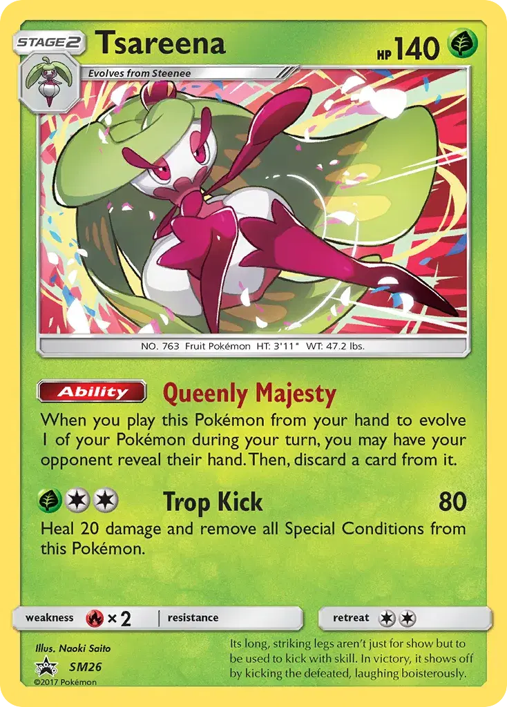 Tsareena SM Black Star Promos SM26