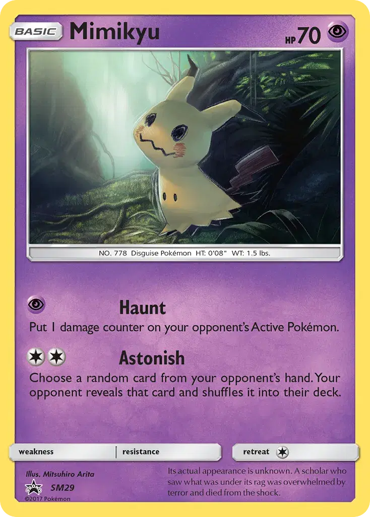 Mimikyu SM Black Star Promos SM29