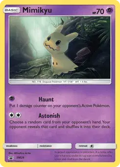 Mimikyu SM Black Star Promos
