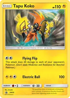 Tapu Koko SM Black Star Promos