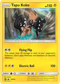 Tapu Koko SM Black Star Promos