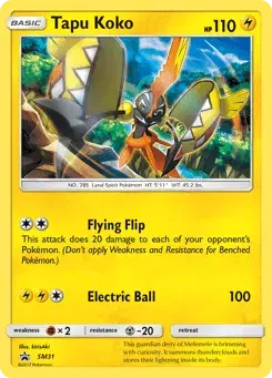 Tapu Koko SM Black Star Promos