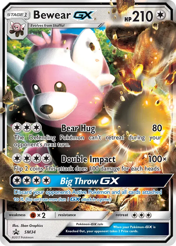 Bewear-GX SM Black Star Promos SM34