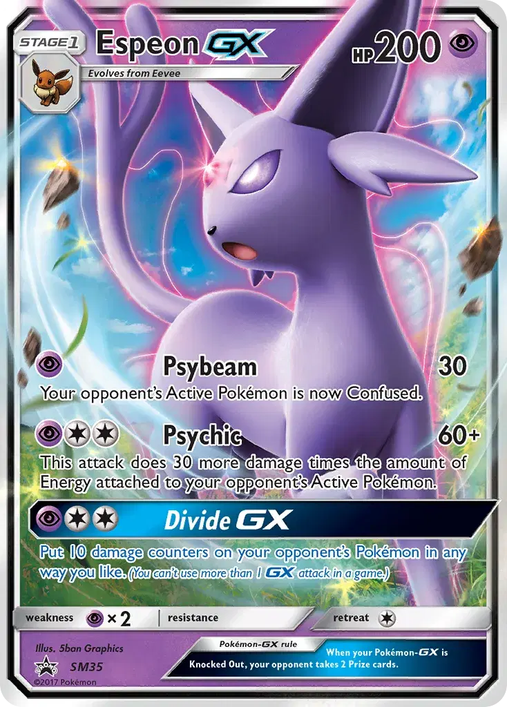 Espeon-GX SM Black Star Promos SM35