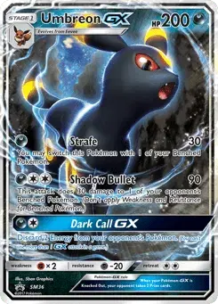 Umbreon-GX SM Black Star Promos