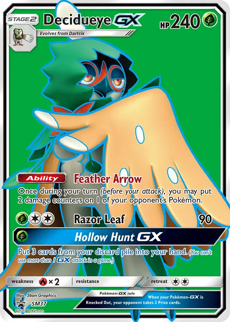 Decidueye-GX SM Black Star Promos SM37