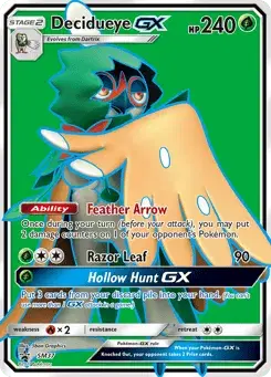Decidueye-GX SM Black Star Promos