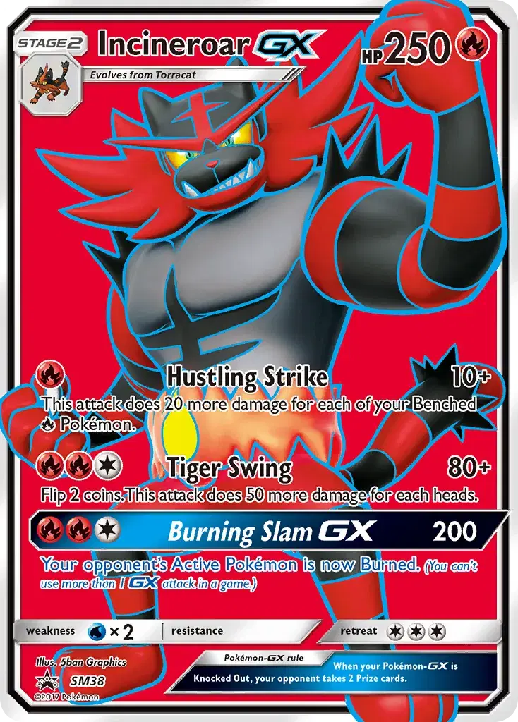 Incineroar-GX SM Black Star Promos SM38