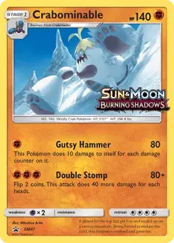 Crabominable SM Black Star Promos
