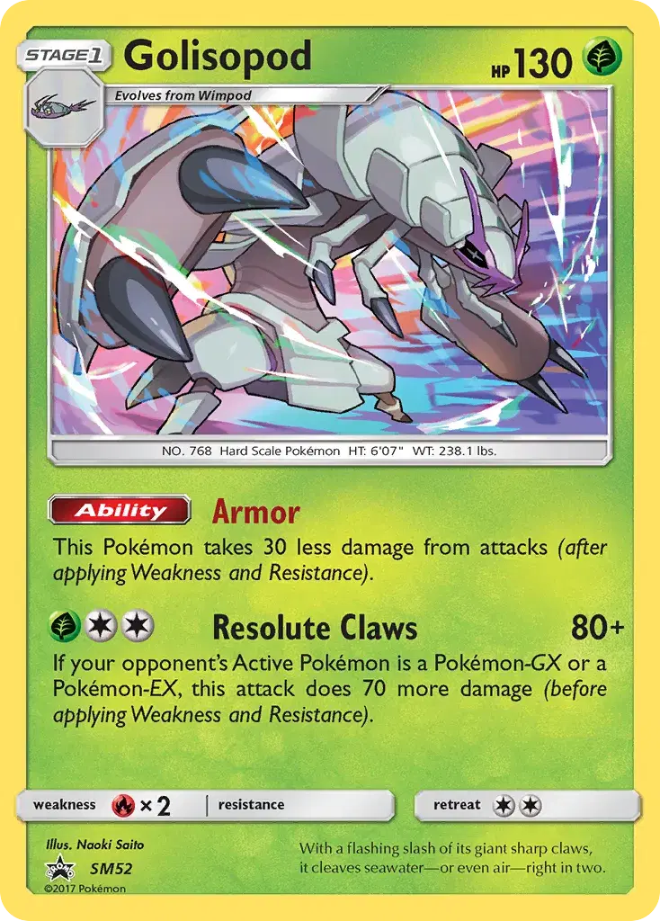 Golisopod SM Black Star Promos SM52