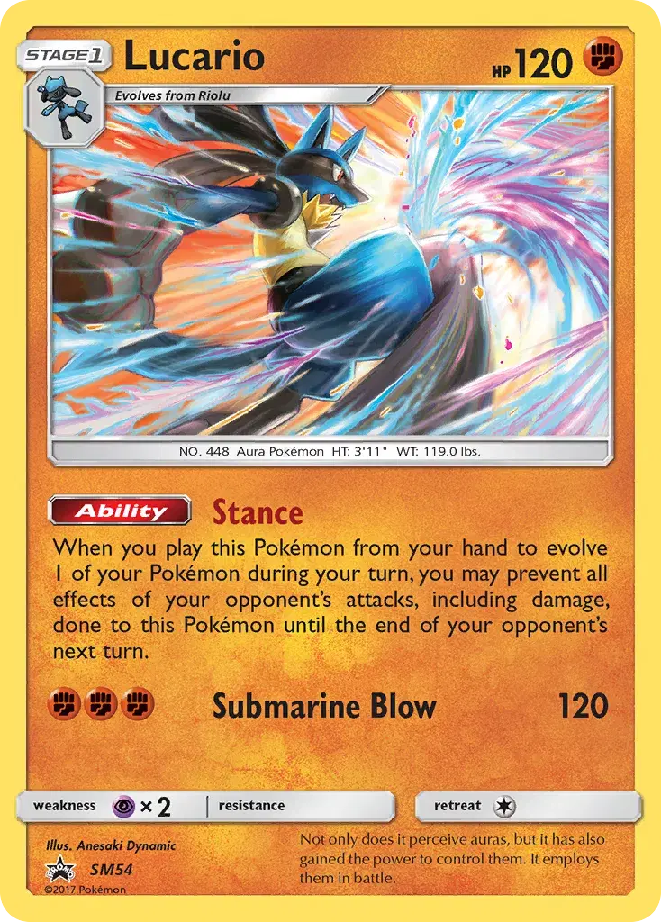 Lucario SM Black Star Promos SM54