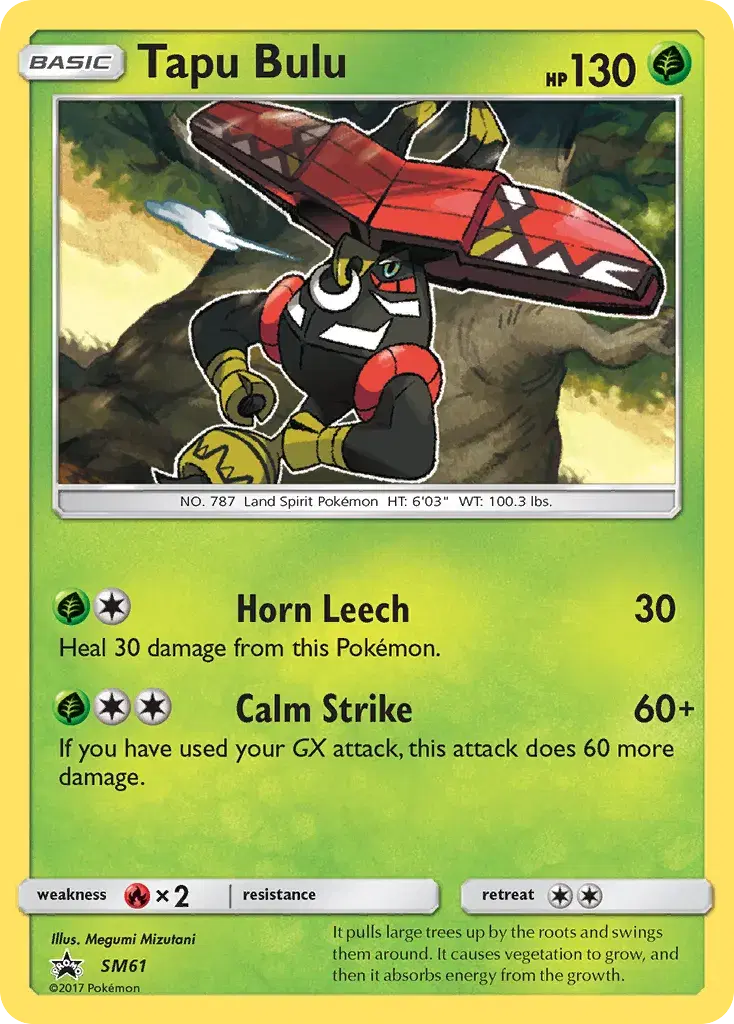 Tapu Bulu SM Black Star Promos SM61