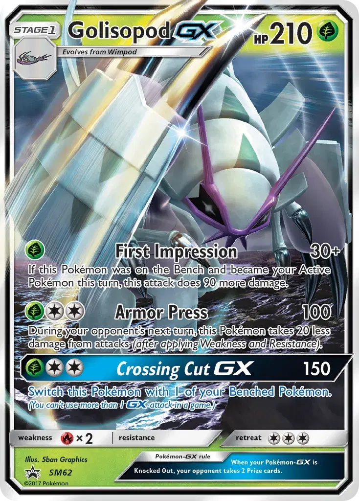 Golisopod-GX SM Black Star Promos SM62