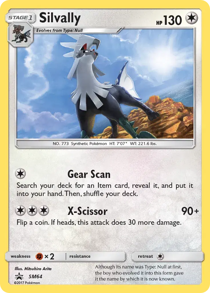 Silvally SM Black Star Promos SM64
