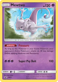 Mewtwo SM Black Star Promos