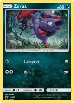 Zorua SM Black Star Promos