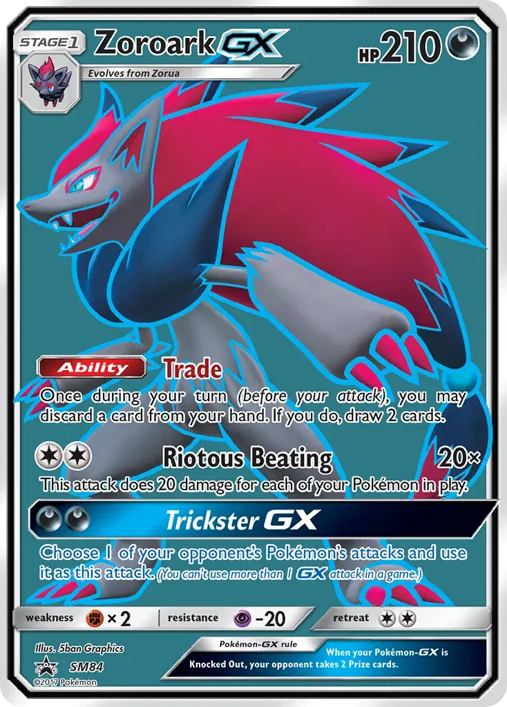 Zoroark-GX SM Black Star Promos SM84