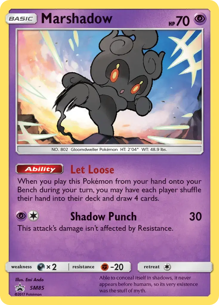 Marshadow SM Black Star Promos SM85