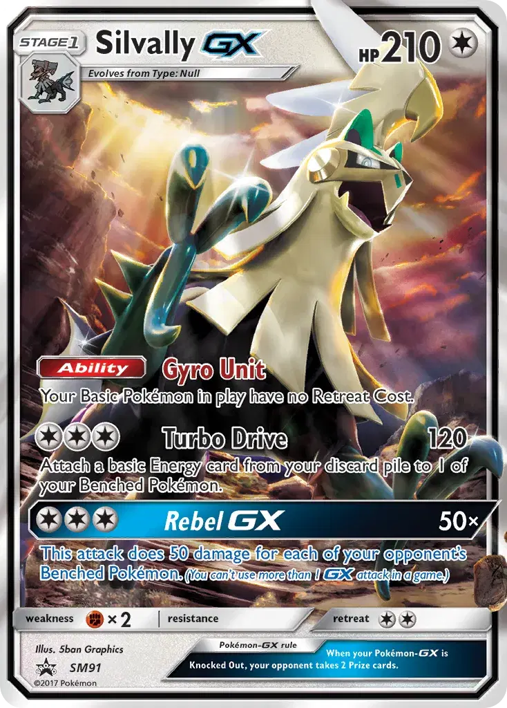 Silvally-GX SM Black Star Promos SM91