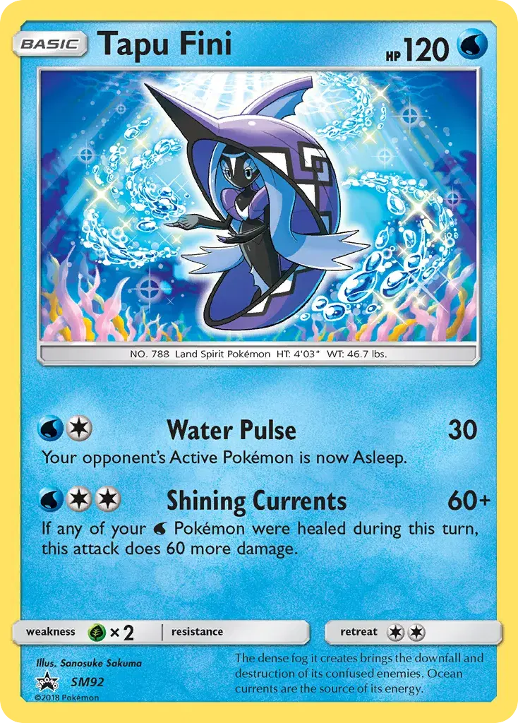 Tapu Fini SM Black Star Promos SM92