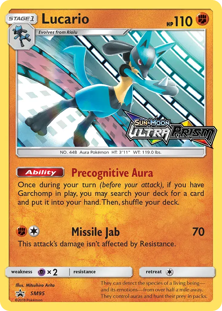 Lucario SM Black Star Promos SM95