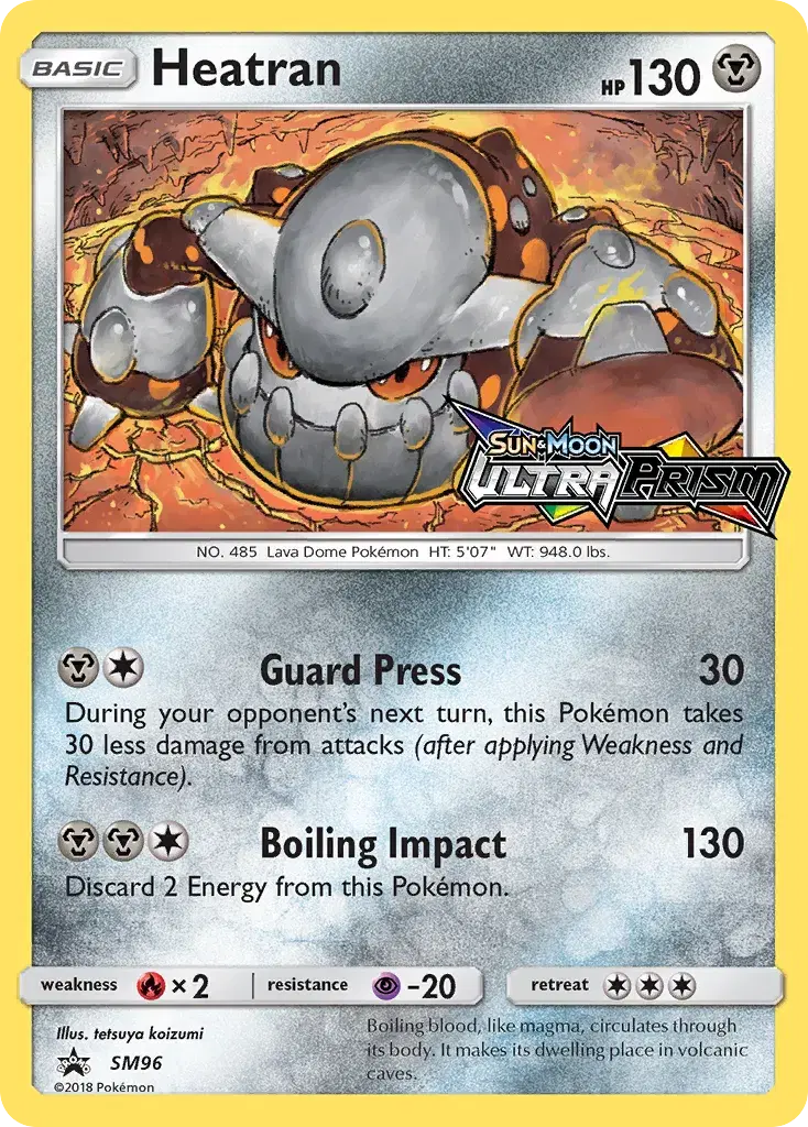 Heatran SM Black Star Promos SM96