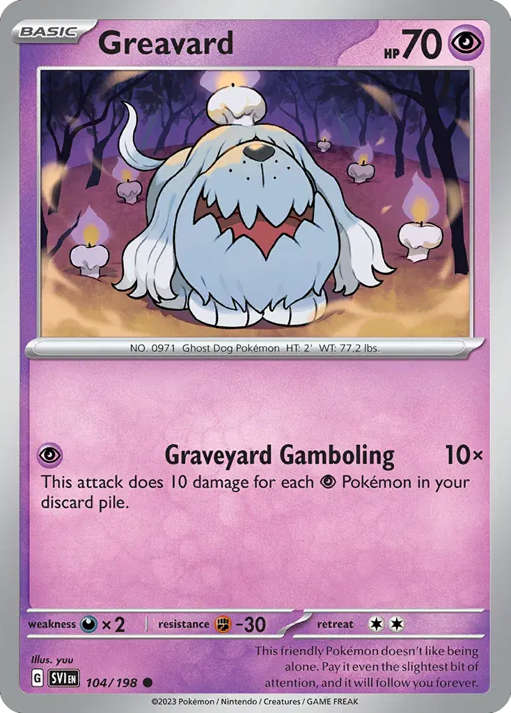 Greavard Scarlet & Violet 104