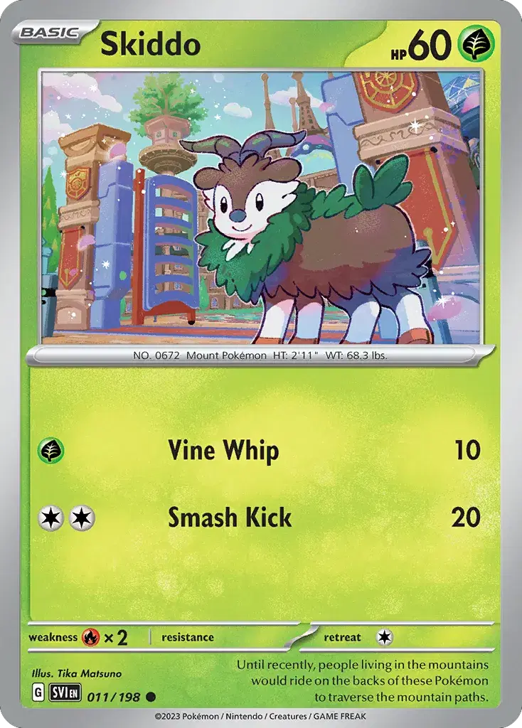 Skiddo Scarlet & Violet 11