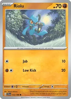 Riolu Scarlet & Violet
