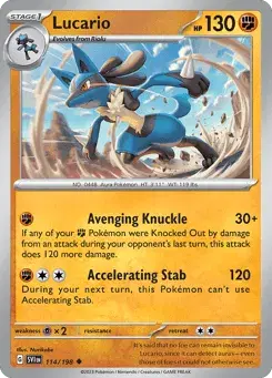 Lucario Scarlet & Violet