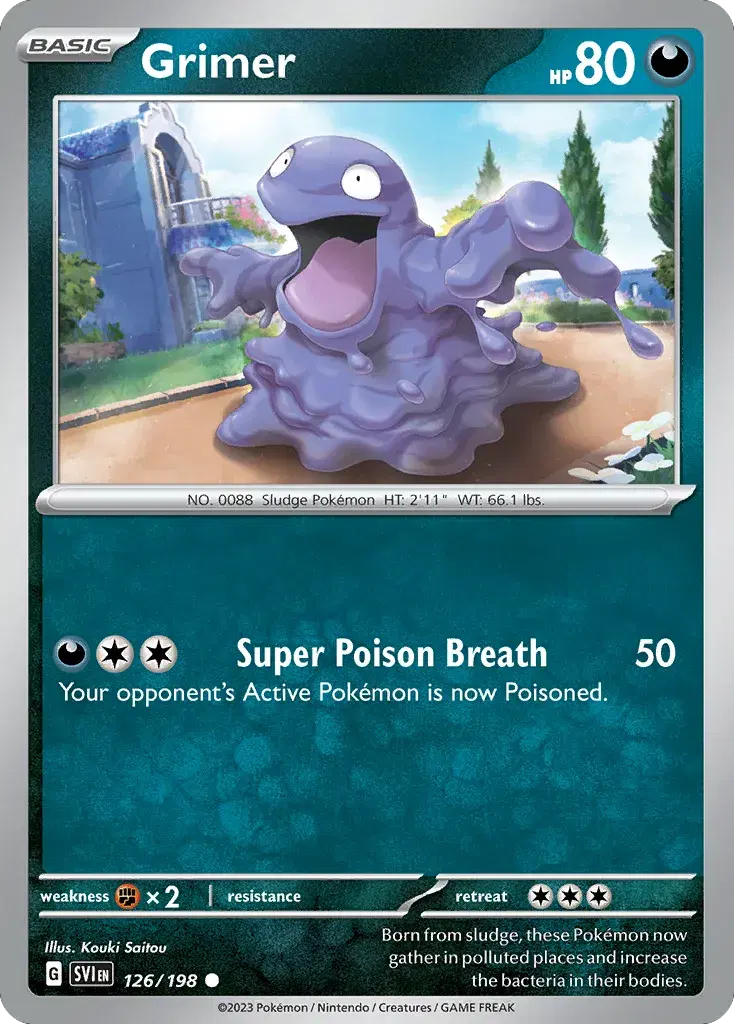 Grimer Scarlet & Violet 126