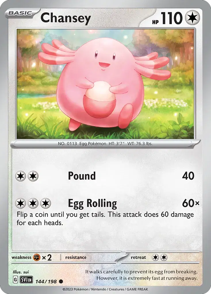 Chansey Scarlet & Violet 144