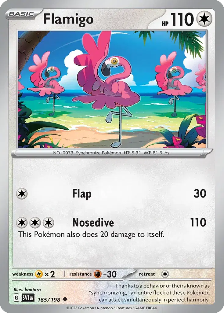 Flamigo Scarlet & Violet 165