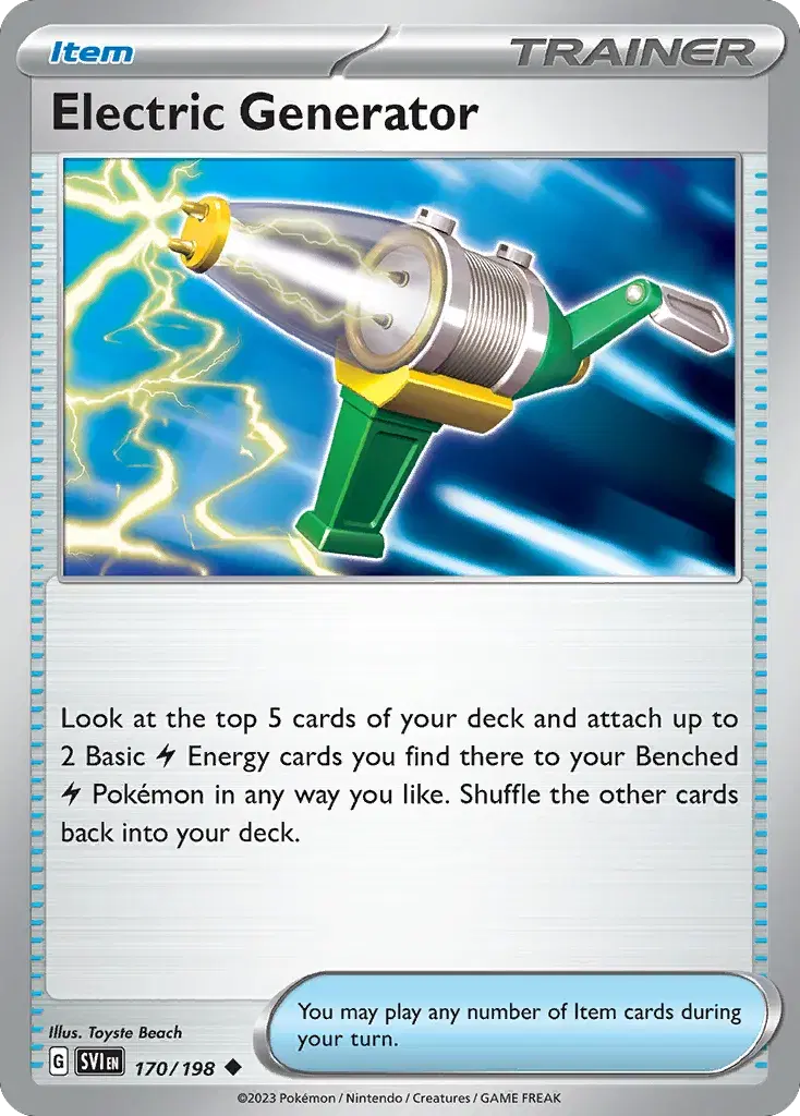 Electric Generator Scarlet & Violet 170