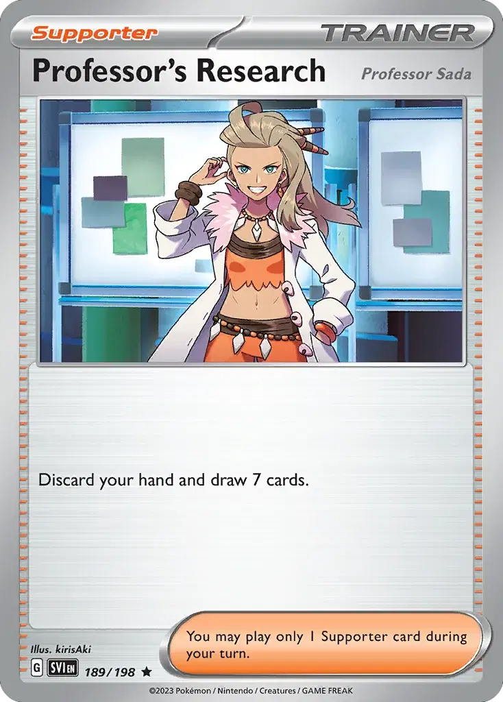 Professor's Research (Professor Sada) Scarlet & Violet 189